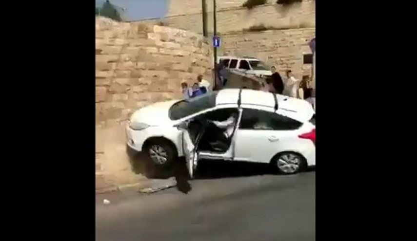 شهرک‌نشین صهیونیست چند معترض فلسطینی را با خودرو زیر گرفت+فیلم
