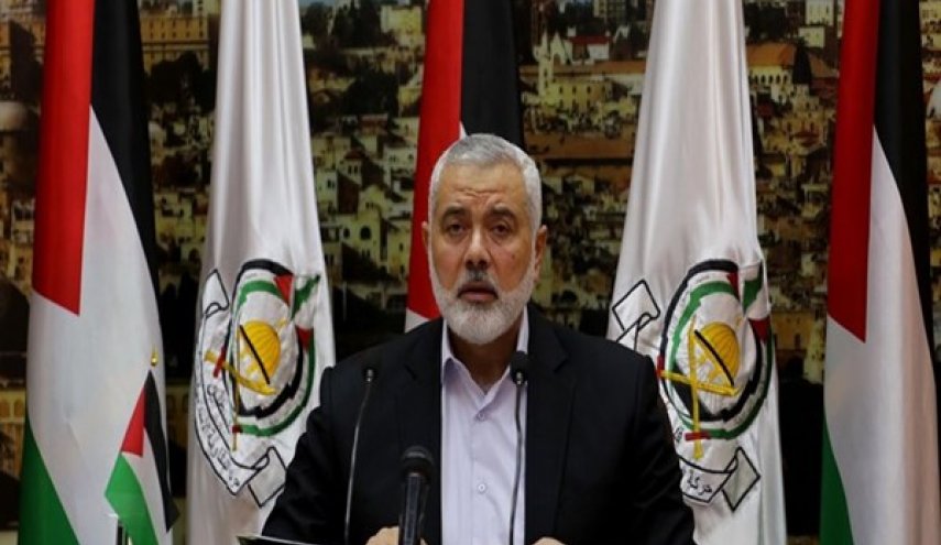 هنية يدعو الجمهورية الاسلامية لدعم مقاومة الشعب الفلسطيني