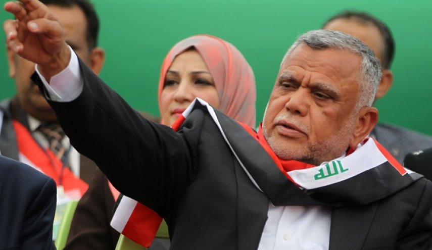 هادي العامري يتحدث  مع قادة فلسطين عن وعد إلهي يقترب