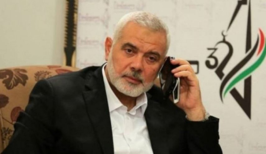 هنية يتلقى اتصالًا من قائد فيلق القدس 