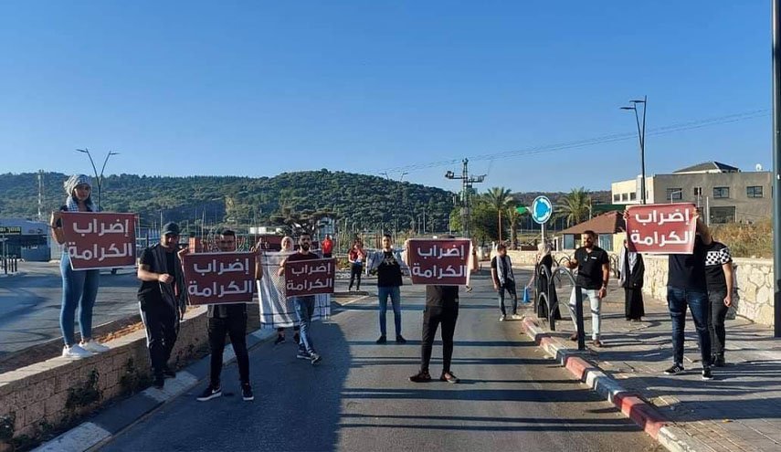 شاهد.. الاضراب الشامل في فلسطين تنديدا بالعدوان
