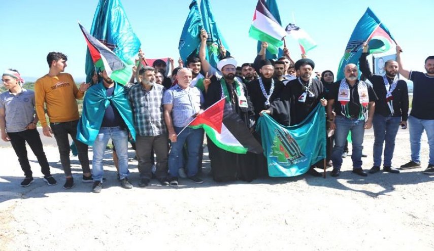 موكب تضامني لسرايا اللبنانية لمقاومة الاحتلال دعما للمقاومة الفلسطينية
