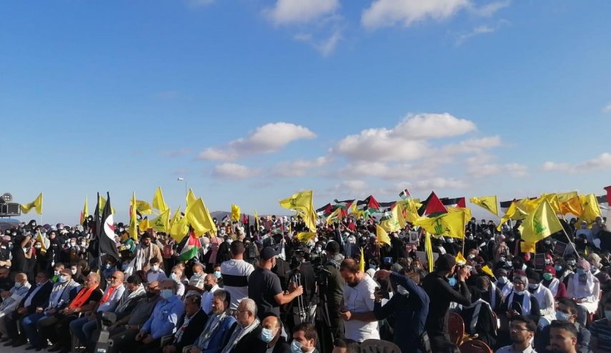 لبنان :مهرجان شبابي بقلعة أرنون  احتفاء بانتصار الشعب الفلسطيني