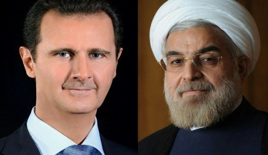 الرئيس الايراني يهنئ نظيره السوري بفوزه بالانتخابات 
