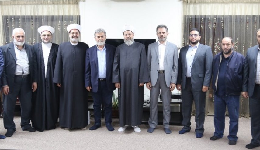 النخالة يستقبل وفدا من قيادات الحركة الاسلامية في لبنان 