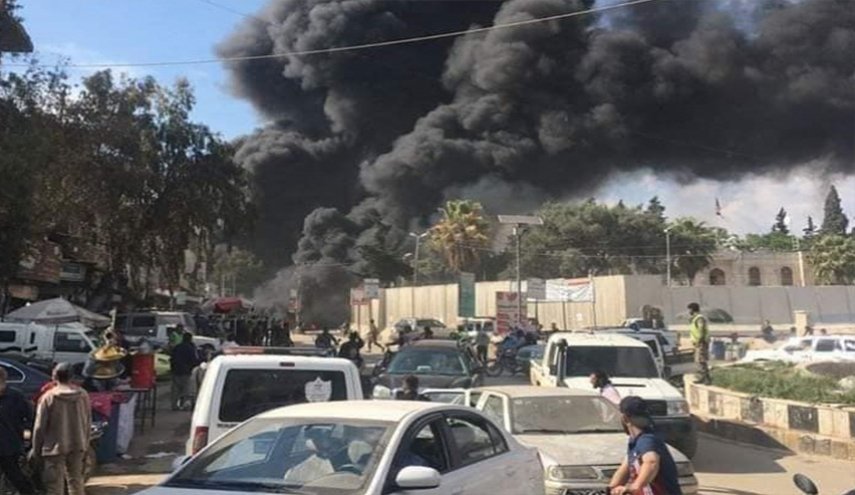 مقتل مدني سوري وإصابة 8 بانفجار عبوة وسط ريف حلب الشمالي الشرقي
