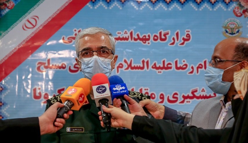 اللواء باقري: إزاحة الستار قريبا عن لقاح كورونا المنتج بواسطة الحرس الثوري