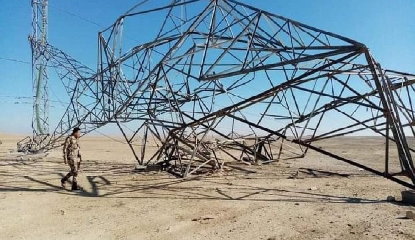 استهداف جديد لخطوط الكهرباء بالعراق.. خط ’ديالى- بغداد’ يخرج عن الخدمة