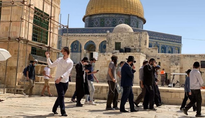 117 مستوطنًا يقتحمون باحات المسجد الأقصى

