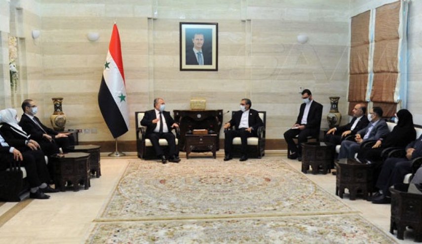 3 لقاءات تجمع الوفد الإيراني بعرنوس والمقداد وصباغ في سوريا