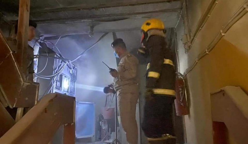 العراق.. اخماد حريق اندلع بمقر الإنتربول في المثنى