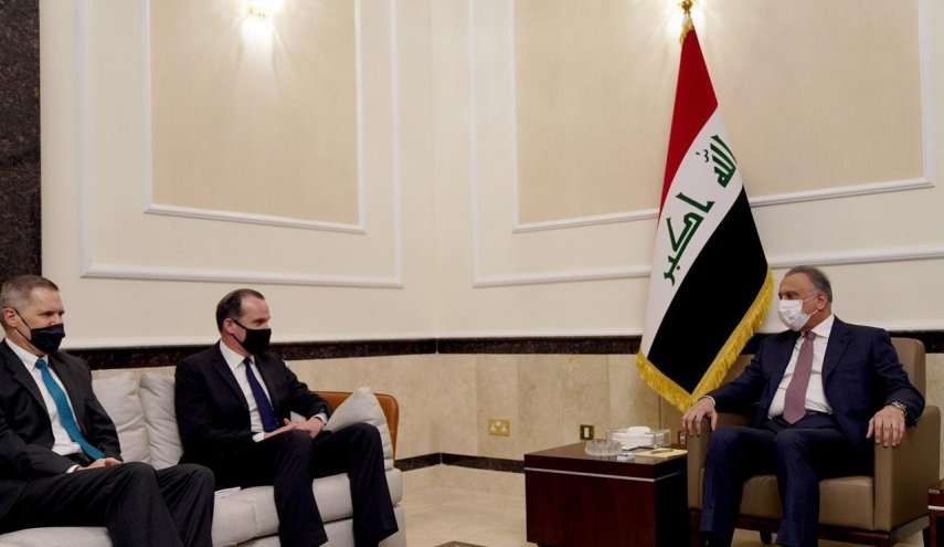 الكاظمي ووفد امريكي يبحثان التحضيرات لجولة الحوار المقبلة