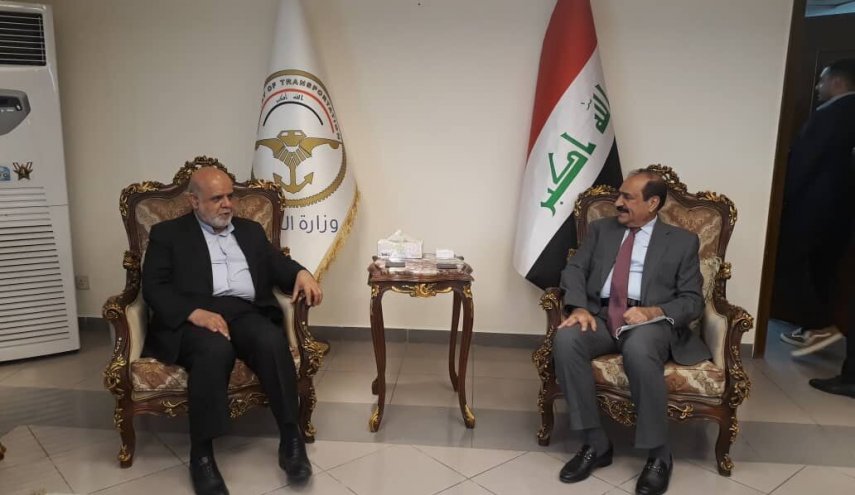 السفير الإيراني يلتقي بوزيري النقل والثقافة والسياحة العراقيين
