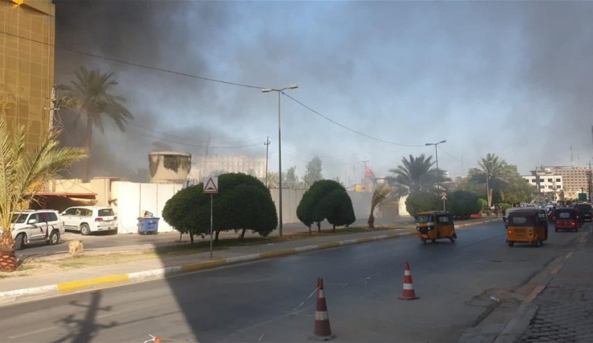اندلاع حريق قرب مقر قيادة عمليات كربلاء