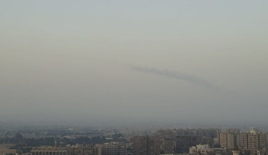 انفجار غامض وسحابة دخان في سماء دمشق