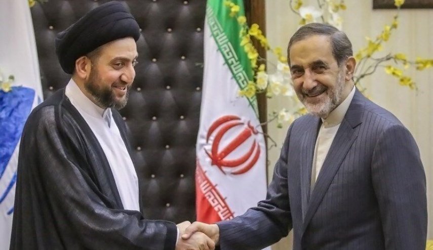 ولايتي يستقبل عمار الحكيم في طهران
