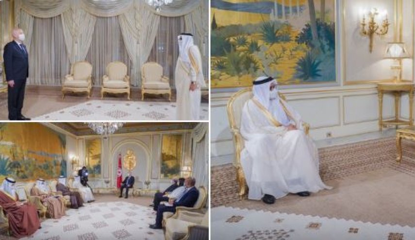 ملك البحرين يبعث رسالة دعم الى الرئيس التونسي 