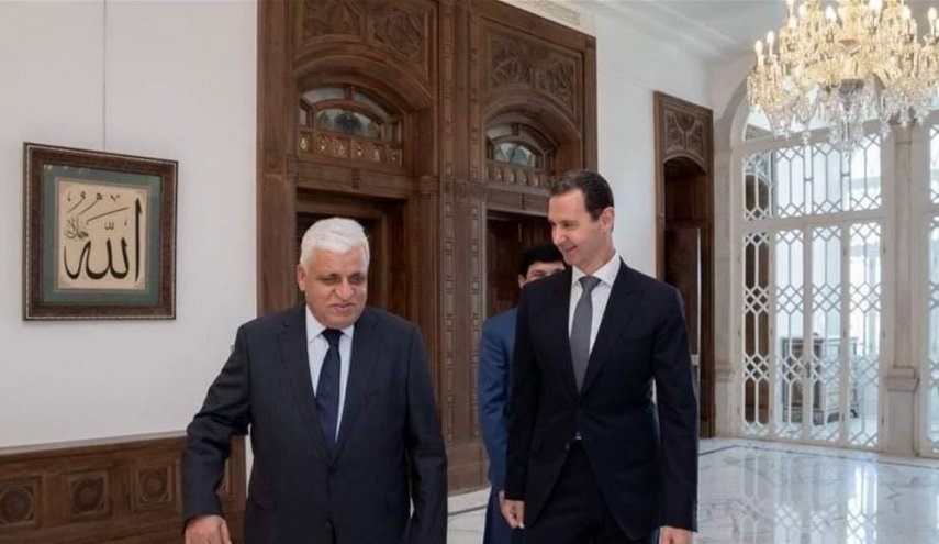 الفياض يصدر بيانا توضيحيا عن رسالة الكاظمي للرئيس الاسد
