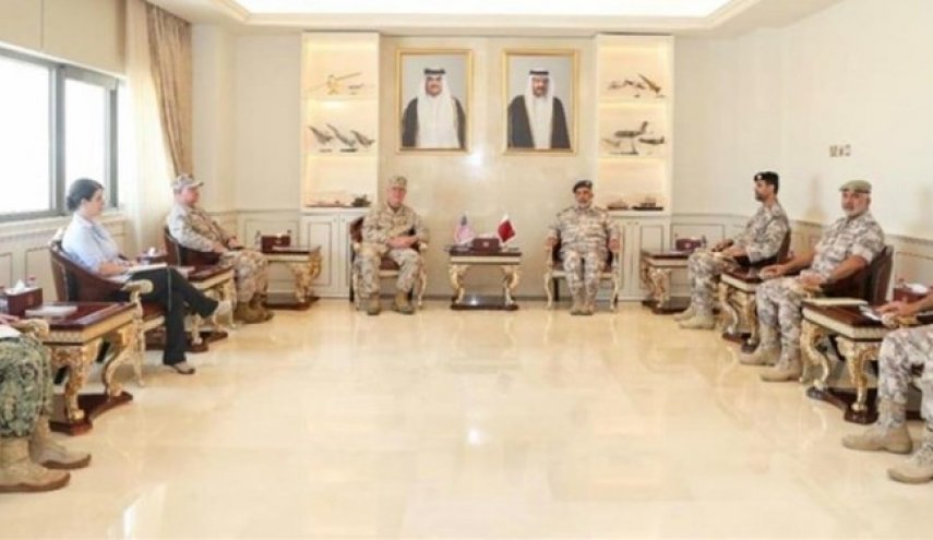 دیدار فرمانده سنتکام با رئیس ستاد مشترک قطر
