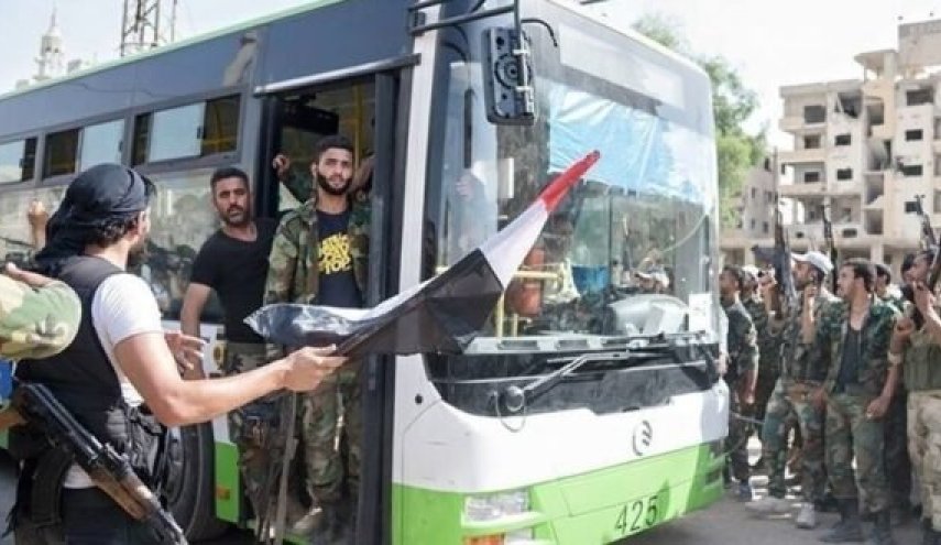 خروج أول دفعة من المسلحين الرافضين للتسوية من 