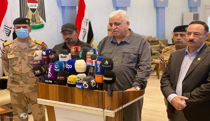 الفياض من نينوى: اتفاق سنجار في طور التنفيذ رغم تعثره