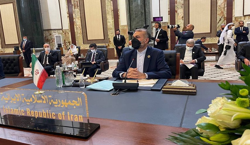 شاهد: عبداللهيان ينجز اول مهامه كوزير للخارجية في بغداد