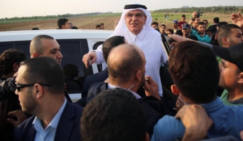 سفر مقام قطری به نوار غزه
