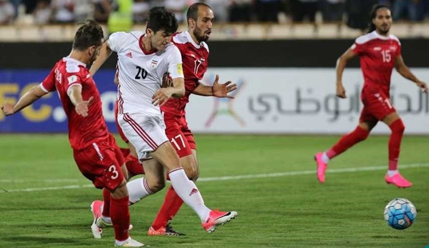 تصفيات آسيا لكأس العالم: انتهاء الشوط الاول بين إيران وسوريا بتعادل سلبي