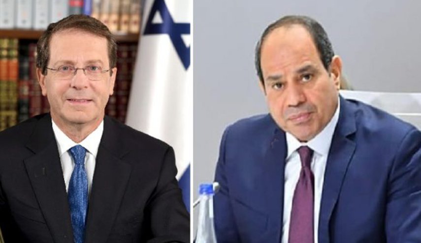 الرئيس المصري يهنئ نظيره الإسرائيلي بتوليه منصبه 