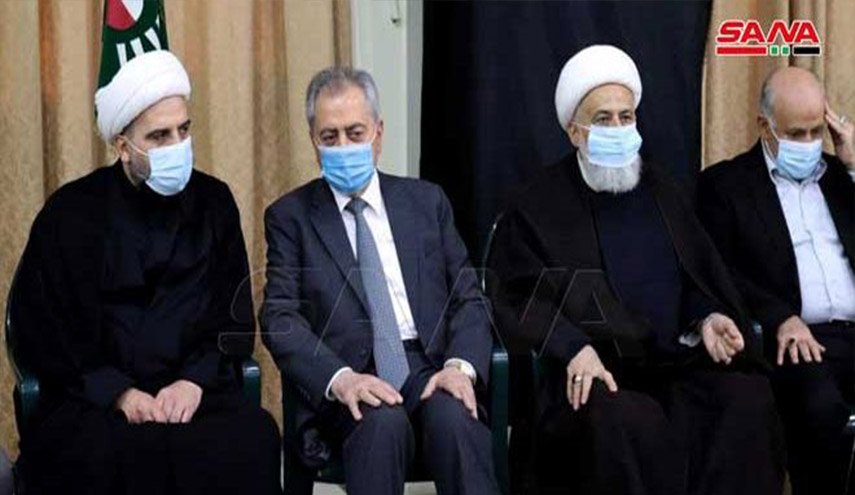  السفير السوري يقدم التعازي بوفاة الشيخ عبد الأمير قبلان