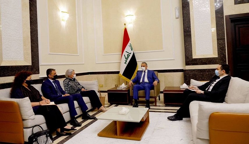 الكاظمي وبلاسخارت بحثا استعدادات العراق للعملية الانتخابية
