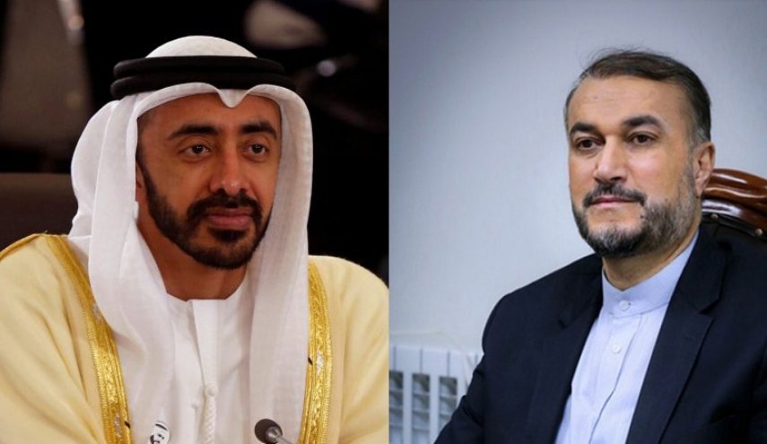 تأكيد ايراني إماراتي على تعزيز العلاقات الثنائية