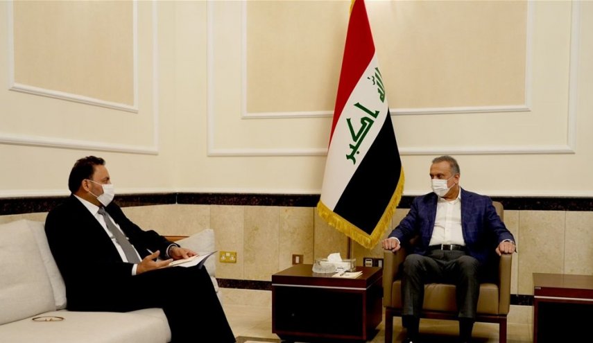 الكاظمي والكعبي يبحثان سبل انجاح الانتخابات العراقية