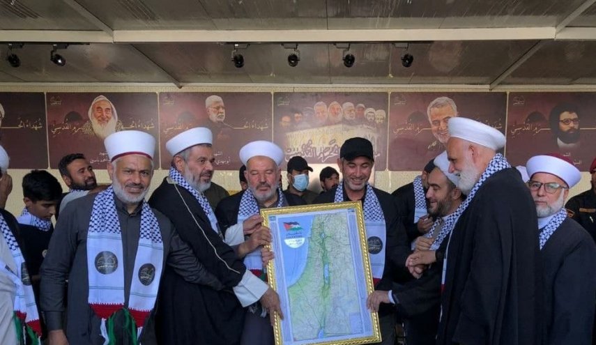 تقدیر شیوخ فلسطین از رئیس ستاد الحشد الشعبی عراق 