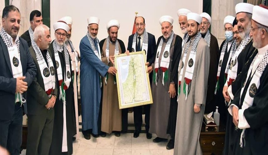 باستقباله وفدا من علماء الدين الفلسطينيين.. المالكي يرد على دعوات التطبيع