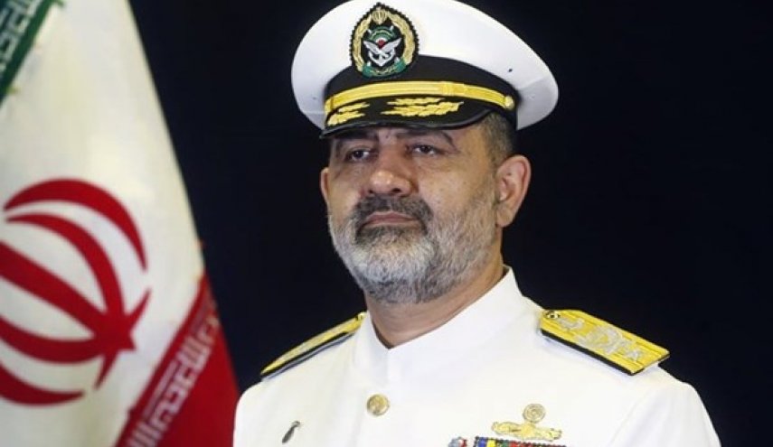 الادميرال ايراني: كوادر البحرية وفروا الامن المستتب لشرايين البلاد الاقتصادية
