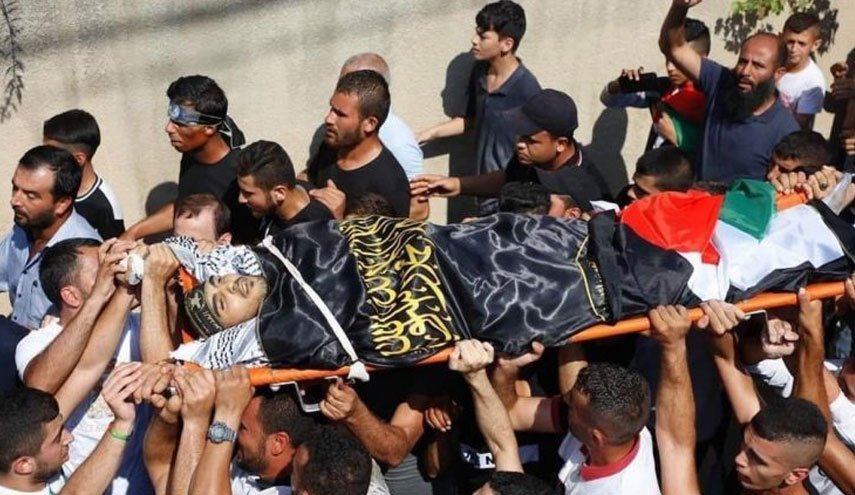 جماهير جنين تشيّع جثمان الشهيد علاء زيود