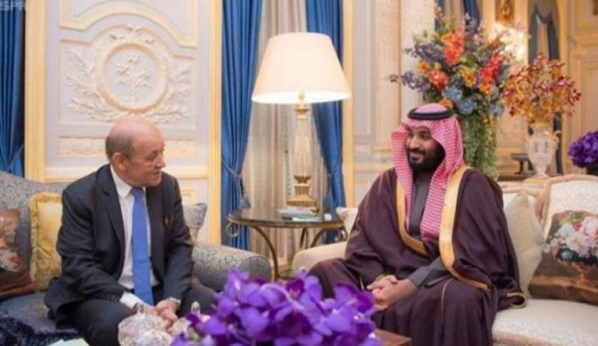 محمد بن سلمان يستقبل لودريان