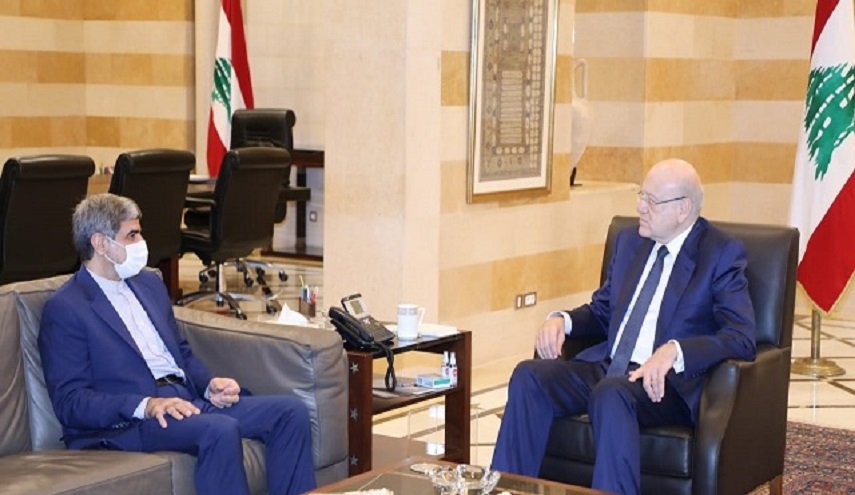 ميقاتي يستقبل السفير الإيراني في لبنان