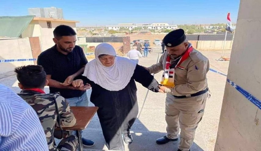 شاهد كيف شارك كبار السن في الانتخابات التشريعية العراقية