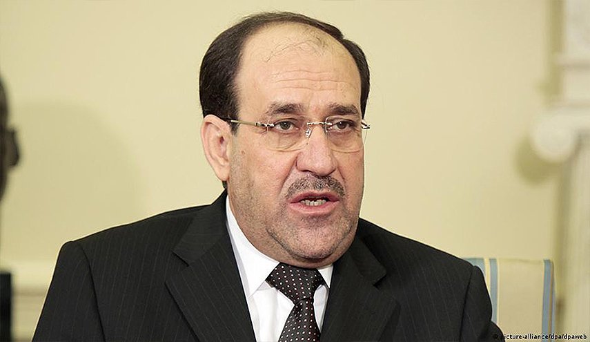 المالكي يدعو المتظاهرين لعدم التصعيد واتباع السياقات القانونية