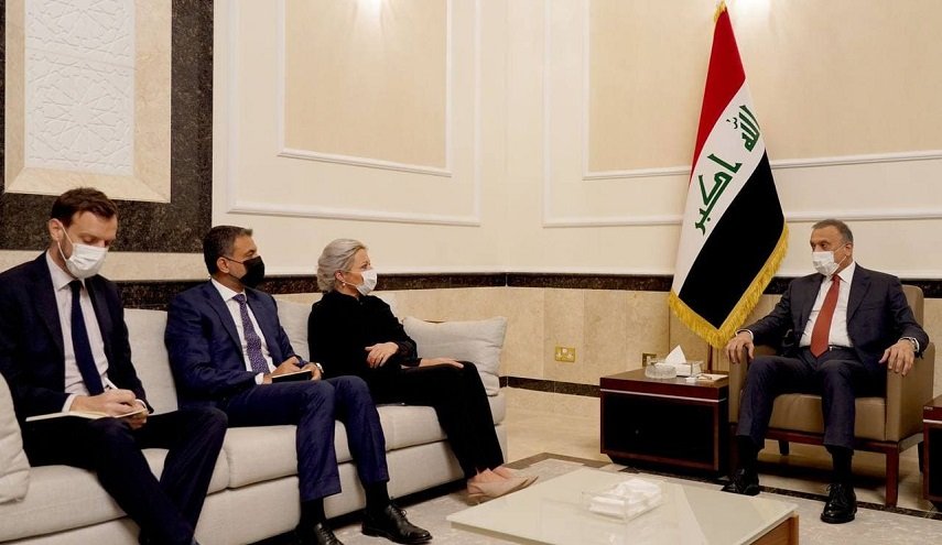 الكاظمي يستقبل ممثلة الأمين العام للأمم المتحدة جينين بلاسخارت