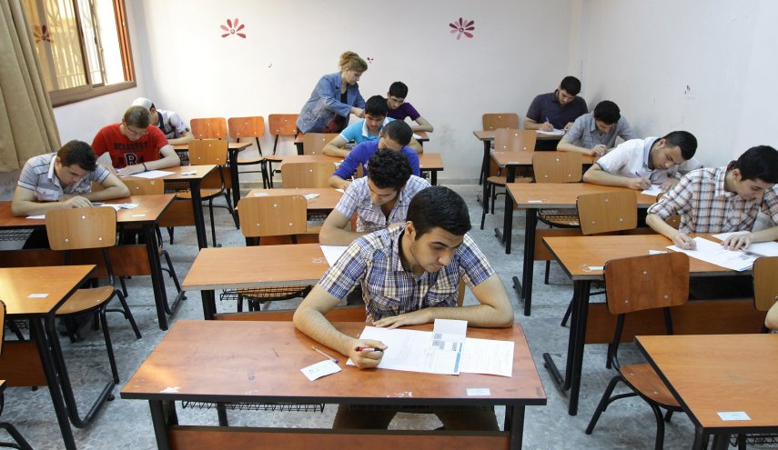 سوريا..نحو 57 ألف طالب يتقدمون لاختبار الترشح لامتحانات الشهادة الثانوية العامة
