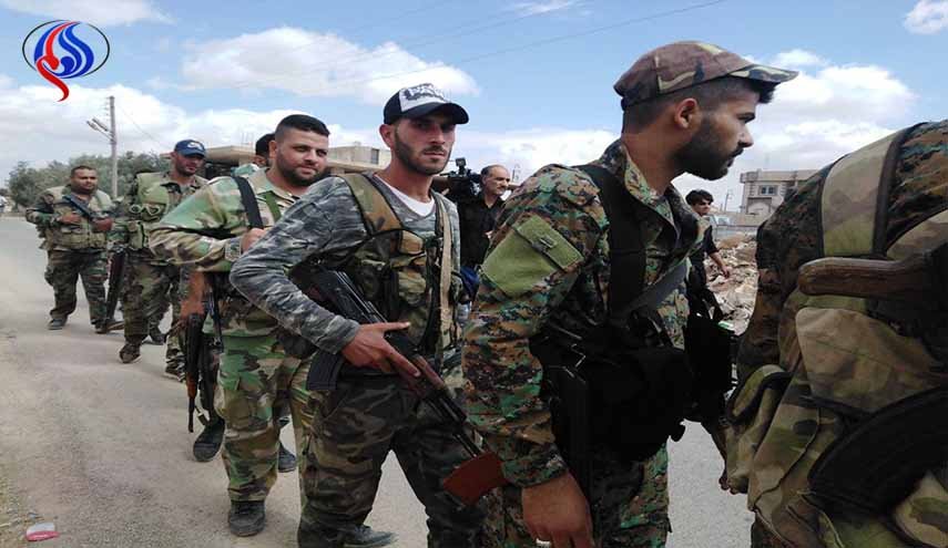 صور خاصة من انتشار الجيش السوري في بلدة الجيزة بريف درعا