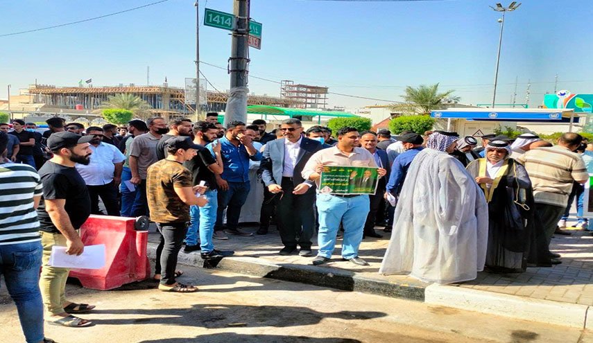 مظاهرات شعبية رافضة لنتائج الانتخابات في كربلاء (صور)