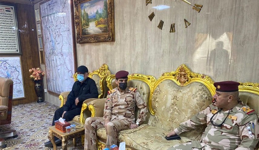 بينهم العامري.. وفد امني رفيع يصل المقدادية عقب الهجوم الارهابي