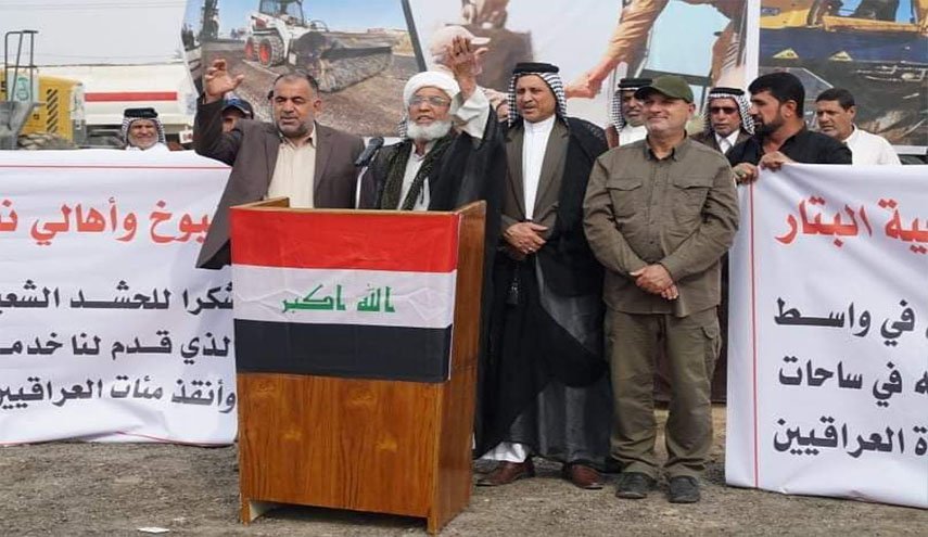 العراق.. شيوخ واسط يطالبون بإعطاء دور أكبر للحشد الشعبي لخدمة المحافظة