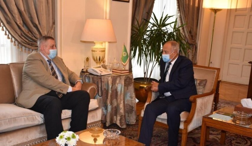 أبو الغيط يبحث مع كوبيتش إخراج القوات الأجنبية من ليبيا 