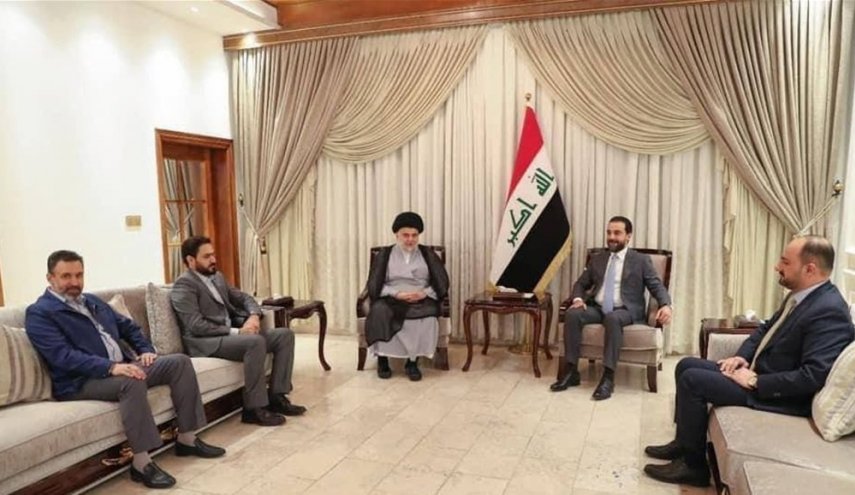 الحلبوسي يستقبل الصدر في بغداد