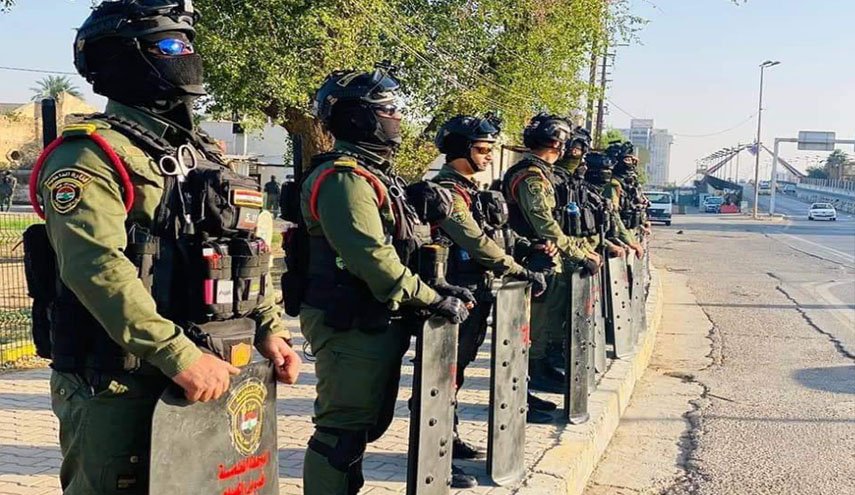 قوات الامن العراقية تنتشر بكثافة عند مقتربات الخضراء